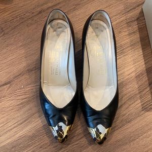 Bruno Magli leather heals
